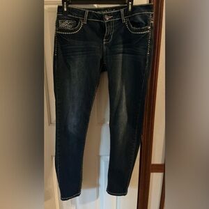 Maurices Dark Blue Skinny Jeans